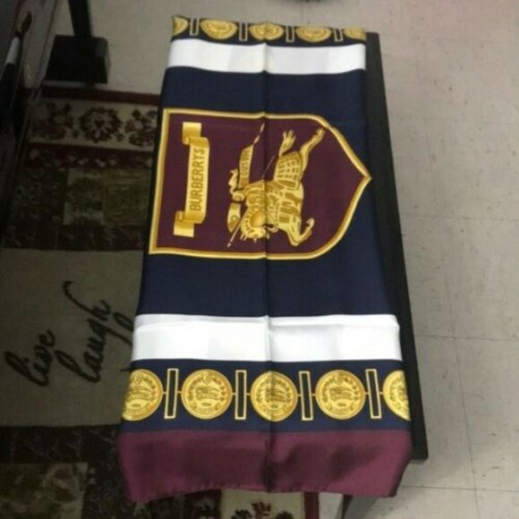 MSRP $350 NWT Archive Scarf Print Silk Square Scar - Picture 2 of 11